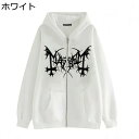 クールゴスパーカー メンズ レディース ジップアップパーカー ゴシックパンク ロックストリート ジップアップコート 春 秋 冬 長袖 大きいサイズ フード付き カジュアル フルジップ ゆったり オーバーサイズ おしゃれ