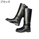 レディース ウエスタンブーツ ジョッキーブーツ 袴ブーツ ひざ丈 秋冬春 ゆったり ストラップ皮革 足細 細身 着脱簡単 防水 滑り止め 落ちにくい おしゃれ 大人コーデ バックル パーティ ストリート
