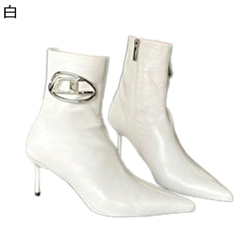 ショートブーツ ブーティー メタリック レディース アンクル丈 短靴 サイドジッパー 秋冬 ピンヒール 革靴 ポインテッドトゥ ハイヒール 屈曲 美脚 防滑 会社 ビジネス 普段使い オシャレ トレンド