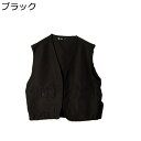 チョッキ メンズベスト ショート丈 春夏 無袖ジャケット 薄め ジレベスト Vネック 重ね着 男女通用 前開き ペアルック カップル 体型カバー 着痩せ おしゃ...