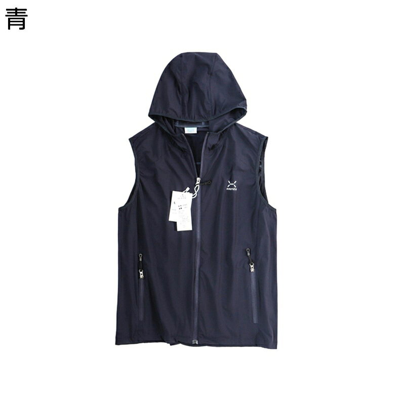 楽天parte1夏用ジャケット 袖無し チョッキ フード付き ジレベスト メンズ ジップアップ 重ね着 薄め 大きいサイズ カジュアル 夏着 春着 コート 動きやすい お洒落 登山 釣り 作業 アウトドア ウオーキング