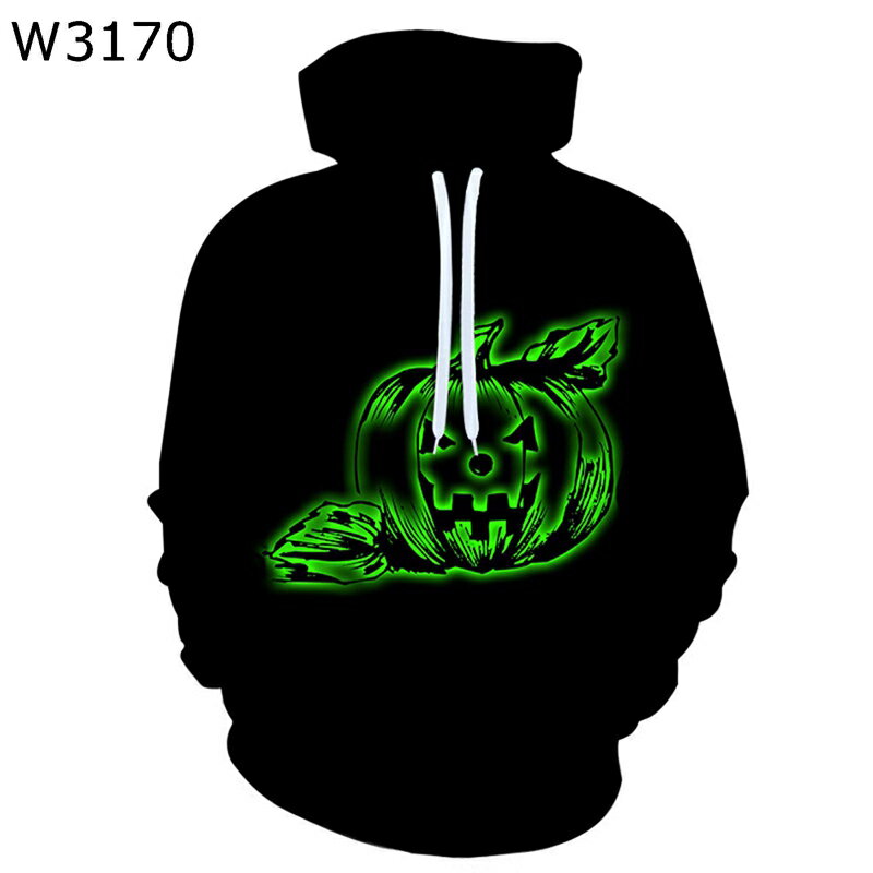 パーカー メンズ フード付き プルオーバー 3Dプリント ハロウィン柄 秋服 オーバーサイズ 長袖 アウター 個性的 男女兼用 スウェット コットン シンプル 快適 親子ルック 部屋着 普段着 韓国風