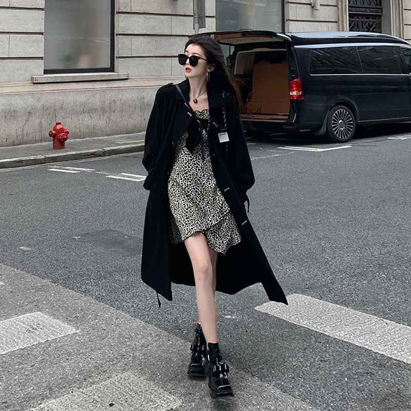 トレンチコート ロング丈 ダスターコート 春秋 レディース ダブルブレストコート 細身 ひざ丈 おしゃれ 無地 軽い 防寒 クラシック シンプル ビジネス 通勤 フォーマル ゆったり おしゃれ オフィス