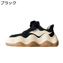 厚底 スニーカー プラットフォーム スポーツシューズ レディース ローカット レースアップ ラウンド ウォーキン 身長UP 通気性 脱ぎ履き簡単 屈曲性 幅広 美脚 甲高 足長効果 普段 旅行 春秋