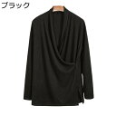 プルオーバー 漢服 羽織 メンズ ロングスリーブ コート ニット 坐禅 禅 薄手 チャイナ風 カジュアル 無地 おしゃれ 軽い 速乾性 かっこいい 春 部屋着 棉麻 普段着 練習用 太極拳服 着心地いい(4)