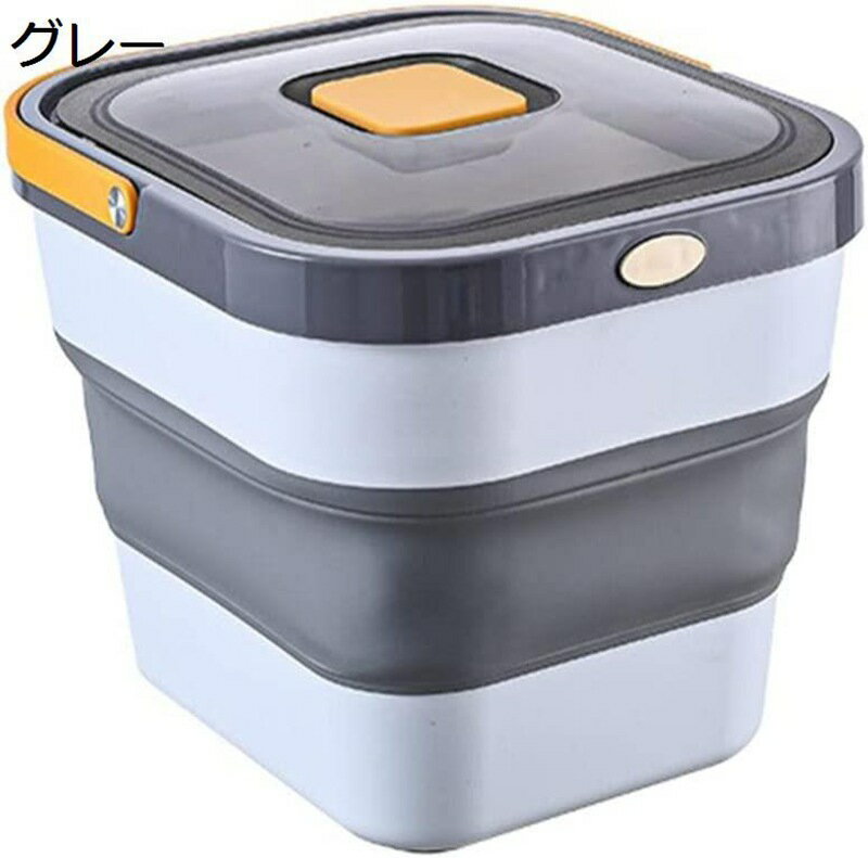 乾燥食品 折りたたみ式 米保存容器 気密シリアル食品保存容器 ハンドル付き 22ポンド ワンクリック出力 米 新鮮さを保つ 防虫 防湿 ペットフード小麦粉 砂糖 大容量 キッチン パントリー ディスペンサー