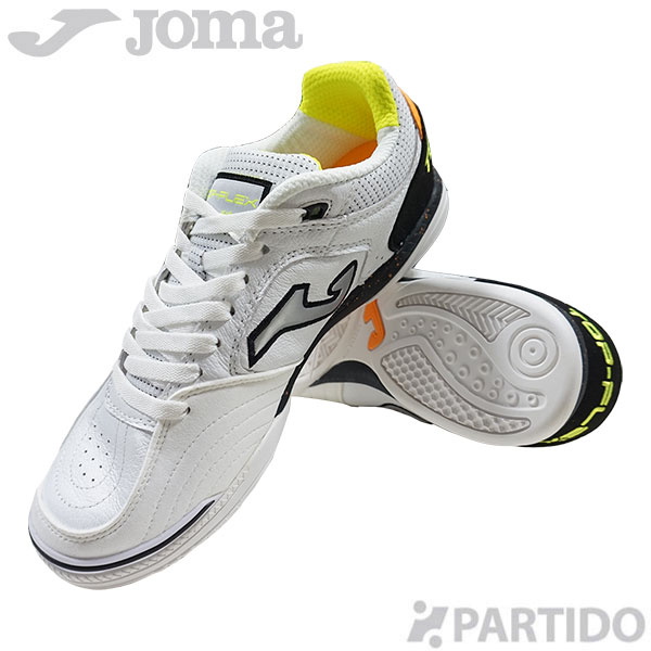 フットサル ホマ Joma TOPS2342IN トップフレックス ホワイトブラック 室内用モデル 【サッカー フットサル シューズ】