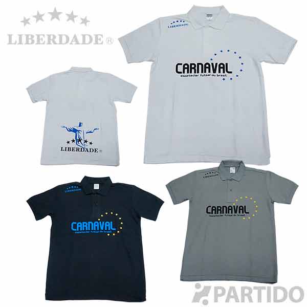 【SALE 半額 処分品】 リベルダージ LIBERDADE LDT-006 CARNAVALポロシャツ 【サッカー フットサルウェア】