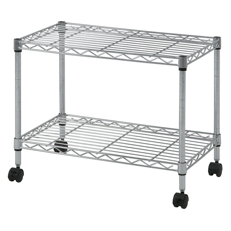 メタルTVラック2段　MTV-2CR 不二貿易 幅600 奥行350 高さ510mm 91783 4953980917836 スチールシェルフ..