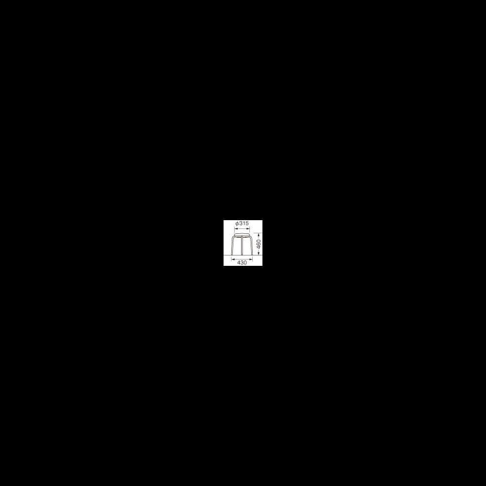 ライオン事務機(LION) スツール No8750F セルリアンブルー [3]