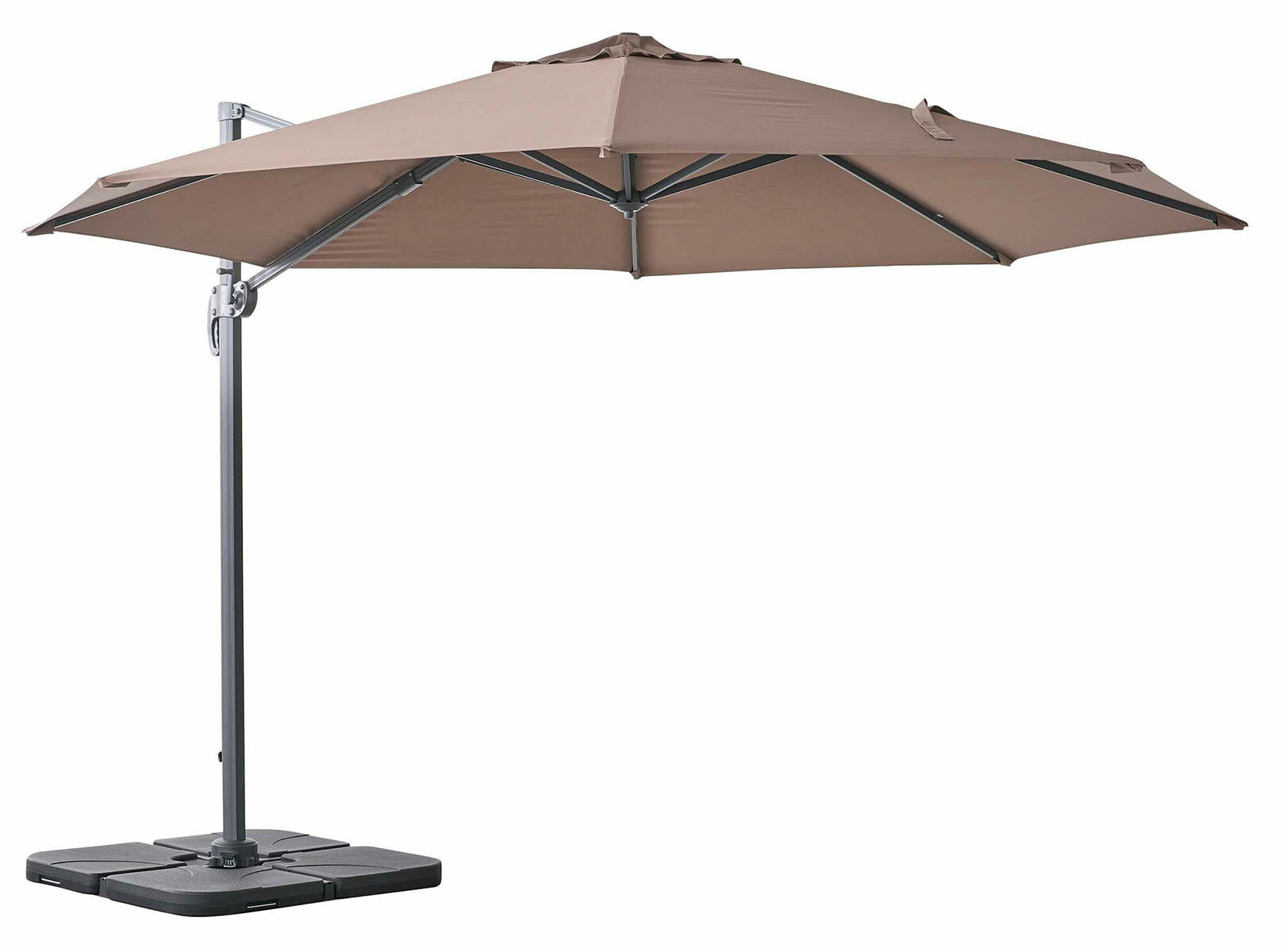 東谷 ガーデン＆リゾート ガーデンパラソル W345×D410×H260 ブラウン|グレー RKC-729BR 4985155220755 ..