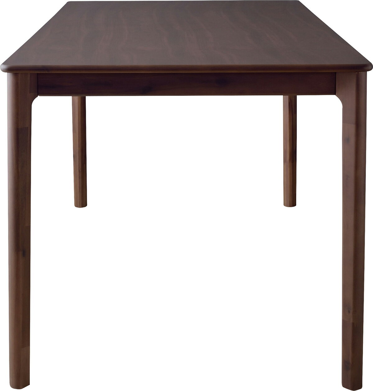 東谷 ダイニングテーブル ダイニングテーブル W150×D80×H72 ブラウン RP-602WAL 4985155198580 テーブル ダイニング オシャレ 4人掛け 木目 シンプル ゆったりサイズ アジャスター付き スタイリッシュ 北欧 天然木(アカシア) 天然木化粧繊維板(ウォルナット) ウレタン塗装 [3]