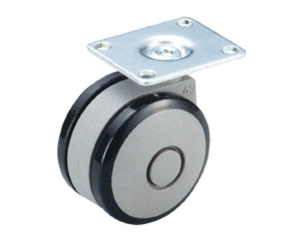 株式会社ハイロジック 26364 Tシリーズキャスター 100mm プレートタイプ ストップ無