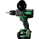 ハイコーキ HiKOKI 36VコードレスドライバドリルDS36DA(2XP) マルチボルト蓄電池(36V/BSL36A18)×2個付 急速充電器(UC18YDL) ケース付 ホールソー セルフフィードビット サイディング ALC ベニヤ板 鉄工 木工 サイディング 木ねじ コーチボルト 大径穴あけ可能 連続作業向上