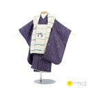 七五三 男児 被布セット三歳児 レンタル うさぎ柄 兎 むらさき縞 被布 男の子 3歳 和装 フルセット 着物 3才 お参り 写真 晴れ着 和装 レンタル着物 753 被布 フルセット 男の子 男子 節句 人気 103 往復送料無料 【きものレンタル】
