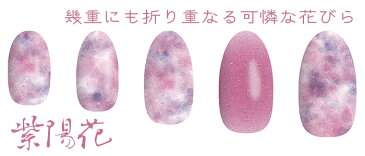 貼るネイル 紫陽花 ornatio シール ネイルシール ドレハル ジェルネイル風 3セット以上で送料無料 016 ラップネイルシール DOREHAL