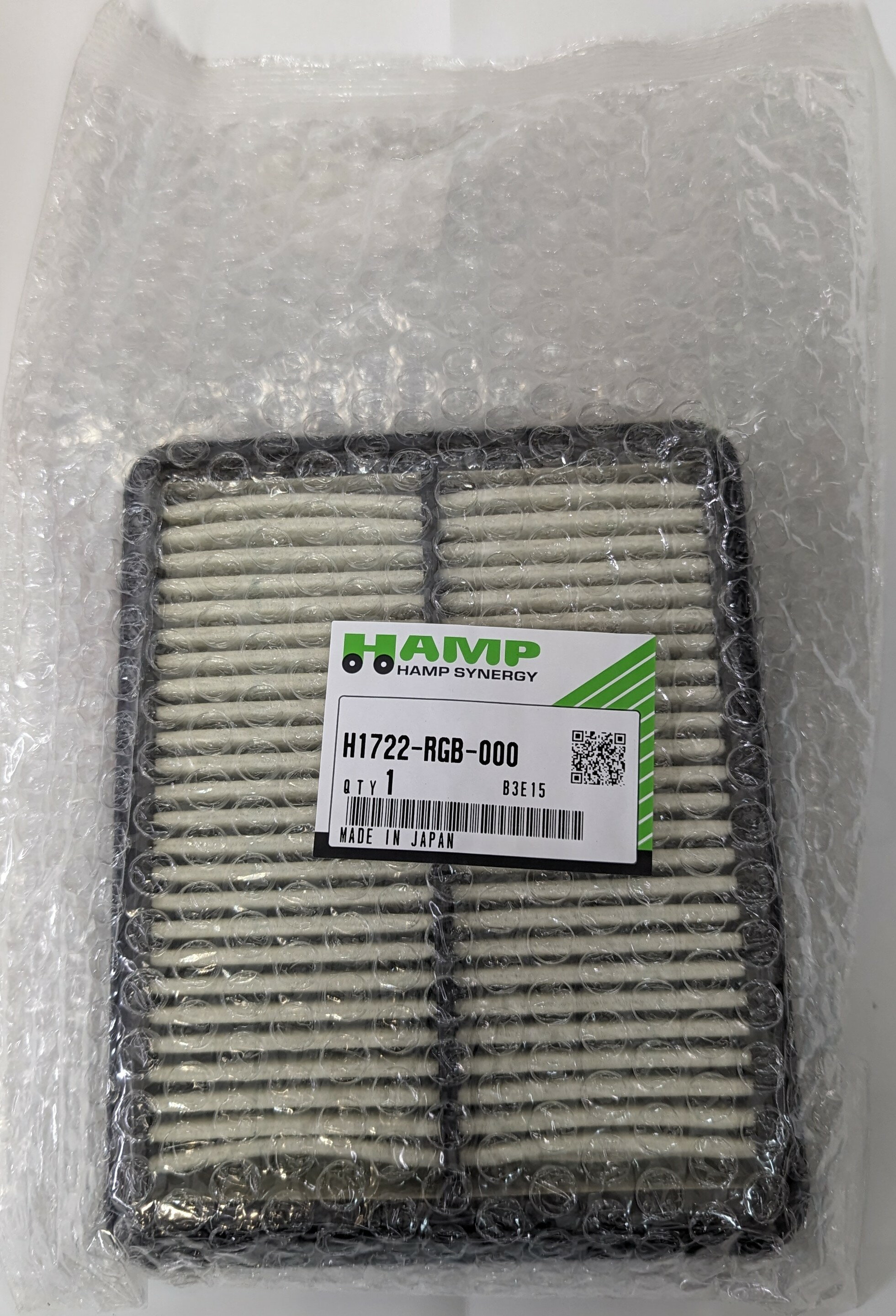 HAMP ハンプ エアフィルター エアエレメント H1722-RGB-000 /ゼスト ターボ/ライフダンク