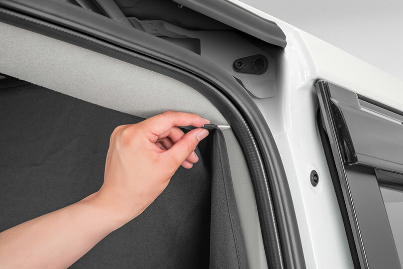 HONDA　ホンダ　純正　セパレートカーテン　ブラック　ステップワゴン　RP6　RP7　RP8　08R66-3T0-010 3