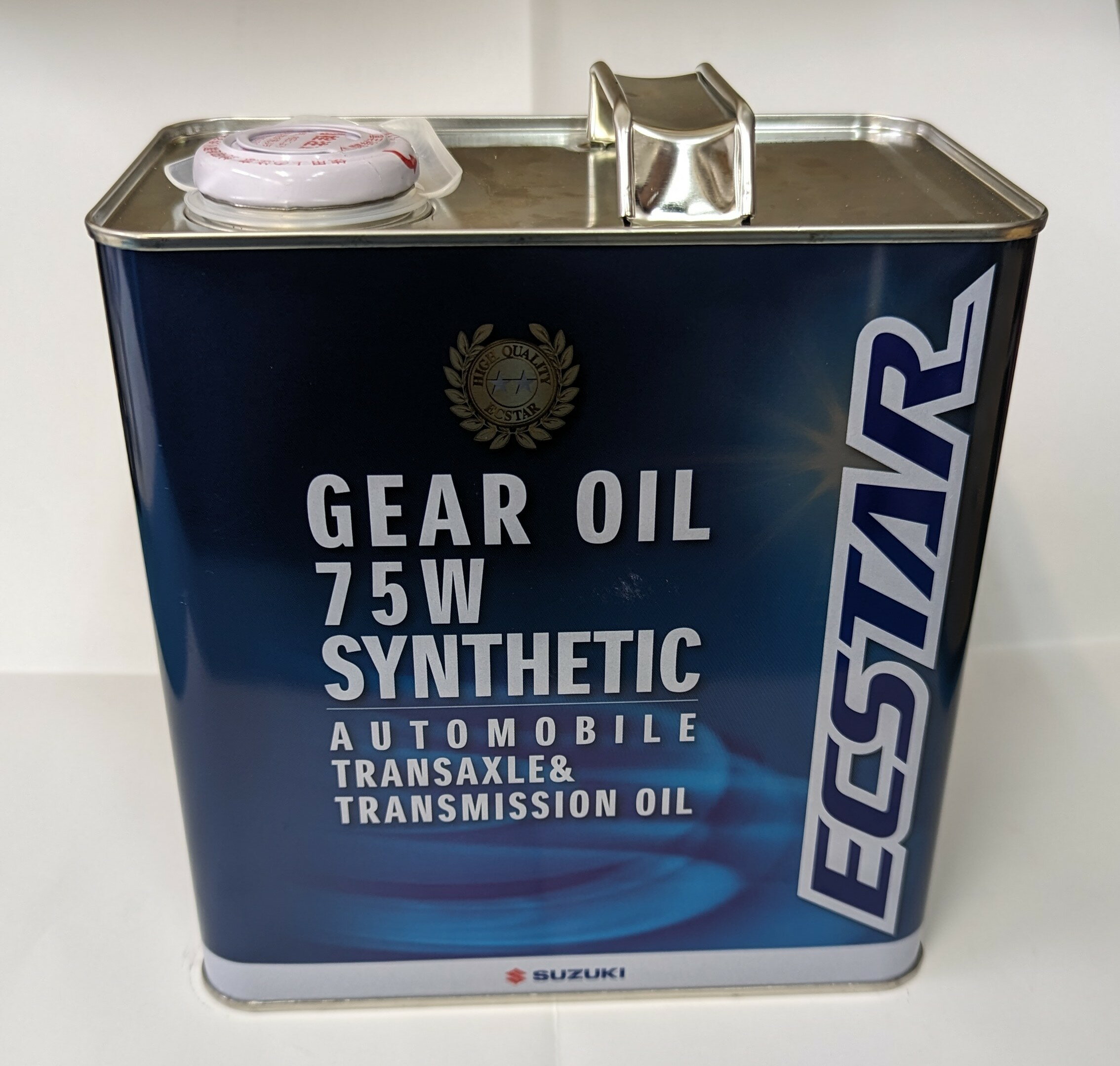 SUZUKI XYL SUZUKI GEAR OIL 75W SYNTHETIC@4֗pMAIC@gXANXgX~bVp MAIC@VZeBbN 3L 99000-22B27-036