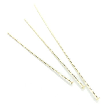 【約50本入】Tピンロングサイズ50mm50ミリ高品質上質鍍金で変色耐久度up!L&Aオリジナル鍍金が好評K16GP&本ロジウム&金古美 基礎金具接続パーツ丸カン9ピンなどでチャームやビーズをオリジナルハンドメイドで簡単加工 ロングピアスやイヤリングに◎【約50本入パック】