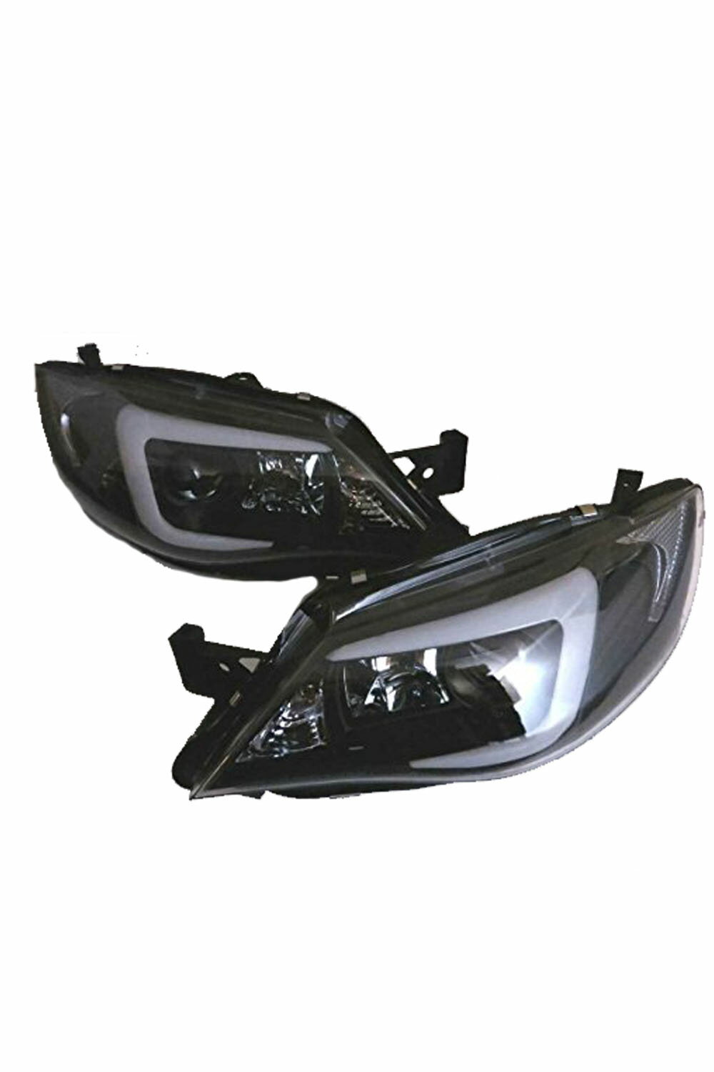 DRLスタイル プロジェクター ヘッドライト ブラック インナー 08-14 GE/GH/GR/GV インプレッサ　4D/5D　HID車