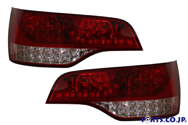 LED切れ水漏れ1年間保証付！ LED テール ランプ クローム インナー レッド＆クリスタル レンズ 06-09 ..