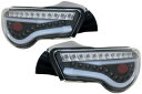 LED切れ水漏れ1年間保証付! LED テール ランプ ブラック インナー クリスタル レンズ 13-UP 86 BRZ