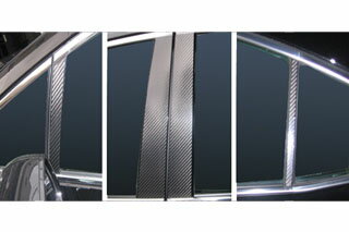 レクサス HS マジカルカーボン ピラーセット マットブラック ANF10 HS250H レクサス(2009/7～)