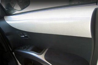 三菱 アウトランダー マジカルカーボン ドアインナーパネル ブルー CW5W/CW6W アウトランダー(2007/10～2009/8)