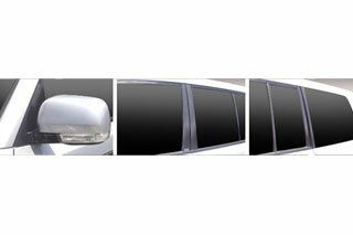 三菱 パジェロ マジカルカーボン ピラーセット ブラック V93W/V97W パジェロ(2006/10～2008/10)