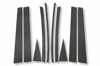 三菱 シャリオグランディス マジカルカーボン ピラーセット ブルー N84/86/94/96W シャリオグランディス(1997/10～2003/5)