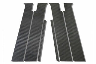 三菱 ギャランフォルティス マジカルカーボン ピラーセット バイザーカットタイプ レッド CY4A ギャランフォルティス(2007/8～)