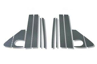 トヨタ カローラフィールダー マジカルカーボン ピラーセット フルセット マットブラック NZE/ZRE140系 カローラフィールダー(2006/10～)