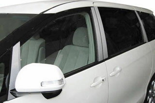 トヨタ エスティマ マジカルカーボン ピラーセット バイザーカットタイプ ピンク ACR/GSR50系 エスティマ(2006/1～2015/5)