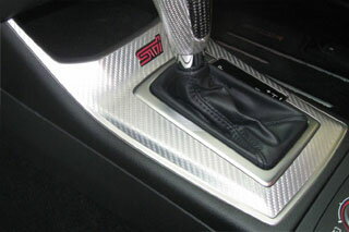 スバル インプレッサ マジカルカーボン シフトパネル AT専用 ガンメタ GRF インプレッサWRX-STiAライン(2009/2～)