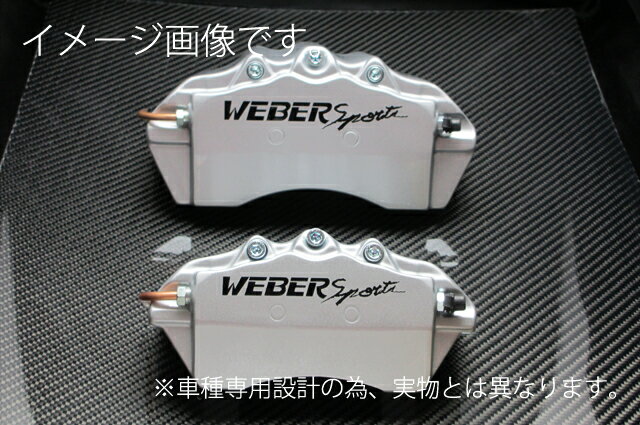 WEBERSPORTS(ウェーバースポーツ) ブレーキ キャリパー カバー レクサス IS レクサス IS250 GES30/GSE35 キャリパーカバー リア シルバー