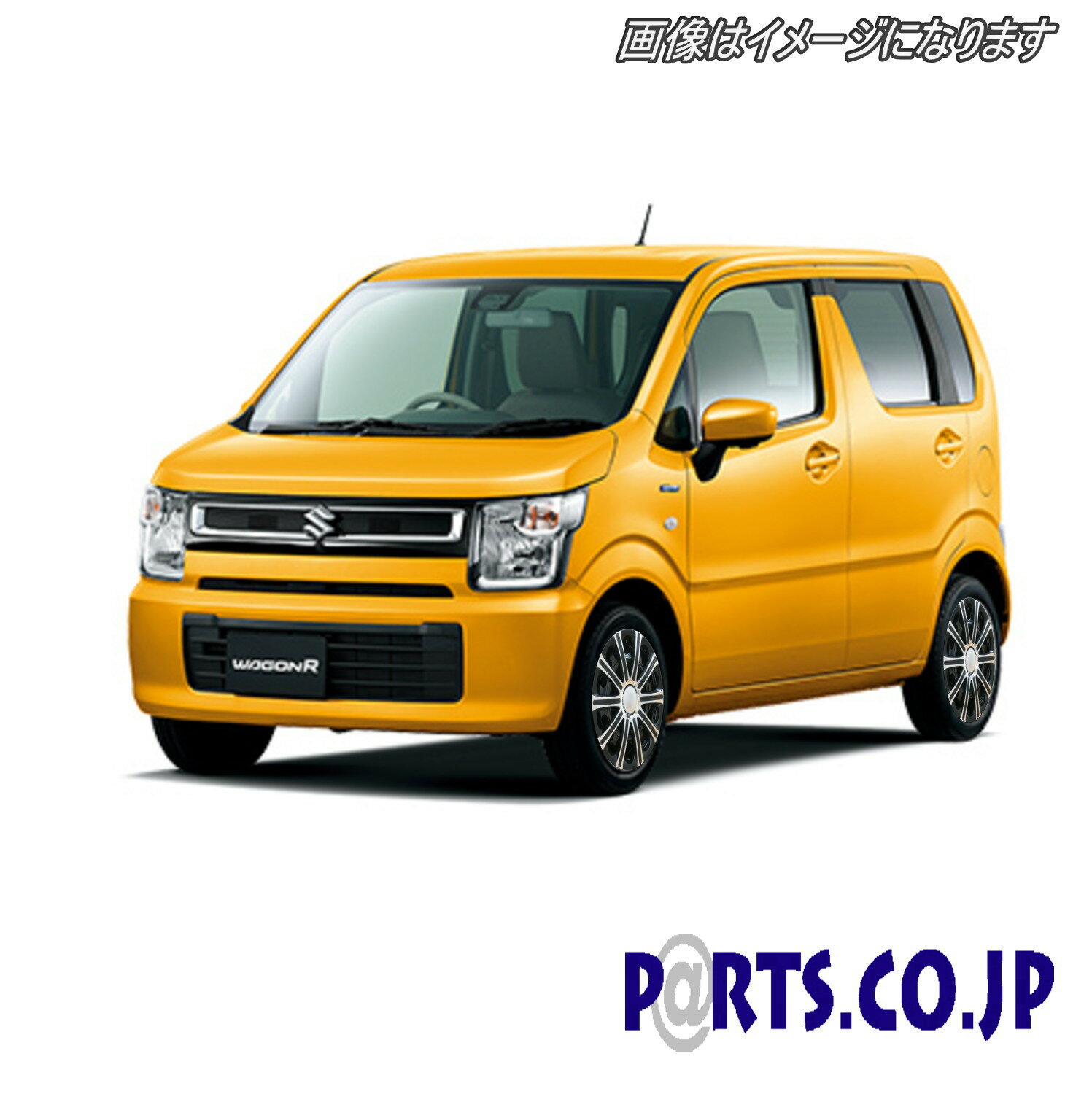 Xtreme ホイールキャップ ワゴンR 14インチ タイヤ ホイール スズキ MH95S MH85S シルバーブラック 交換