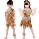ハロウィン 衣装 インディアン人 原始人 戦士 キッズ ダンス衣装 子供用 コスチューム ハロウイン コスプレ衣装 インディアンガールズ パーティ