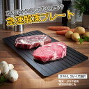 即納 解凍プレート 急速解凍 業務用 家庭用 自然解凍 急速 解凍 食品解凍 肉 刺身 正規品 冷凍食品対応 お祝いギフト 母の日2024 省エネ 電気不要 解...