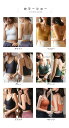 キャミソール カップ付き ブラトップ Vネック ブラキャミ 下着 セクシー ルームウェア レディース 部屋着 ブラキャミ ブラトップ バックオープ(4)
