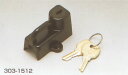 【9月2日出荷】キジマ 19/22mmパイプ用 ヘルメットロック(ブラック) 303-1512