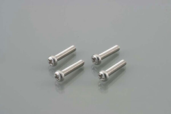 【11月29日出荷】キタコ ナベコネジ(ステンレス) 3X15 4PC　0900-032-00002