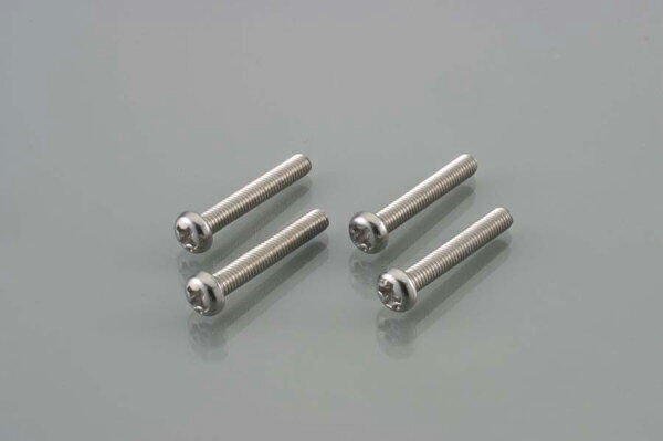 【11月29日出荷】キタコ ナベコネジ(ステンレス) 3X20 4PC　0900-032-00003
