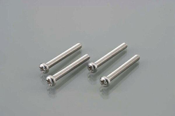 【11月29日出荷】キタコ ナベコネジ(ステンレス) 3X25 4PC　0900-032-00004
