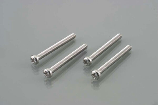 【11月29日出荷】キタコ ナベコネジ(ステンレス) 3X30 4PC　0900-032-00005