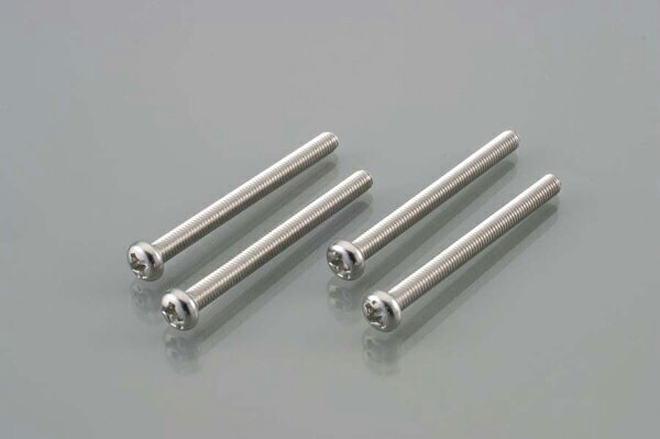 【11月29日出荷】キタコ ナベコネジ(ステンレス) 3X35 4PC　0900-032-00006