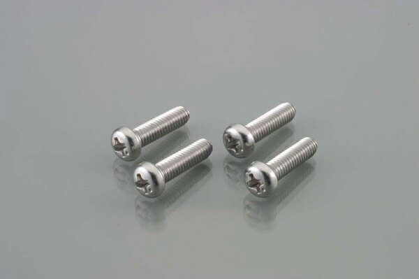 【11月29日出荷】キタコ ナベコネジ(ステンレス) 4X15 4PC　0900-042-00002