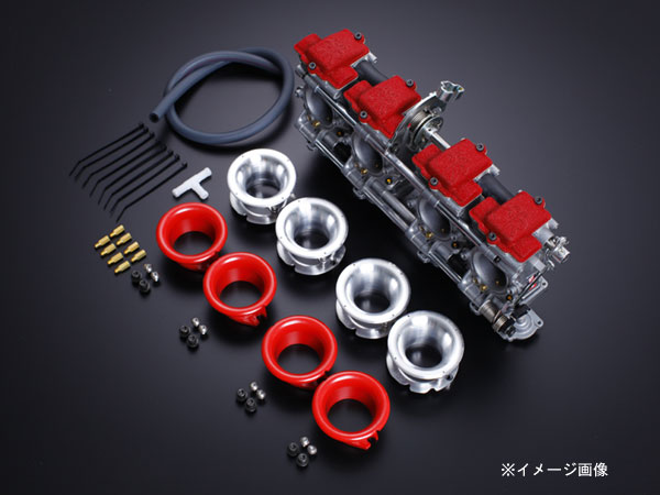 ヨシムラ Z1用　KEIHIN FCR-MJN35キャブレター(シルバーボディ)/DUAL STACK FUNNEL仕様　769-291-4500