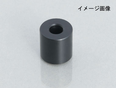 【5月21日出荷】キタコ アルミスぺーサーカラー(クロ) M8用/外径φ20×厚み20mm　0900-093-02058