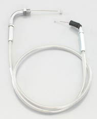 【11月21日出荷】キタコ マルチスロットルケーブル 750mm/ステンメッシュ 905-0551750